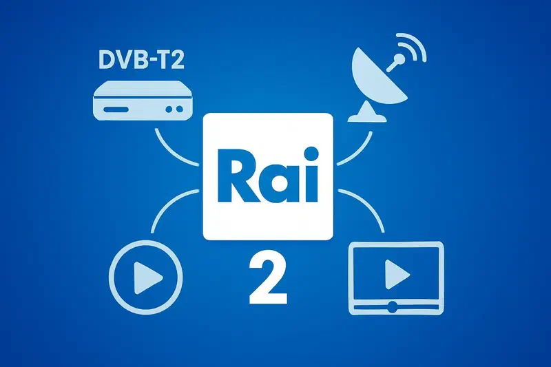 Come Vedere Rai 2: DVB-T2, RaiPlay, Sky, Satellite