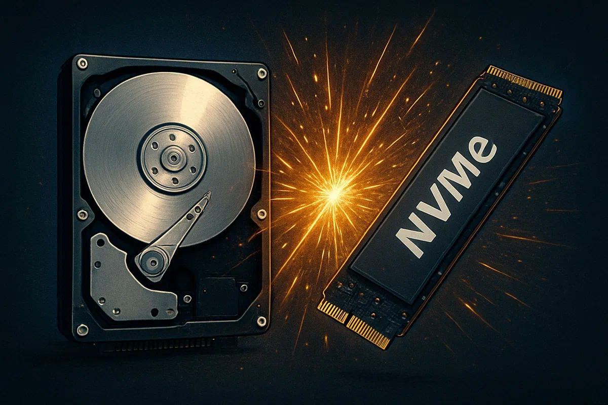 Almacenamiento de evolución: De HDD a NVMe SSD