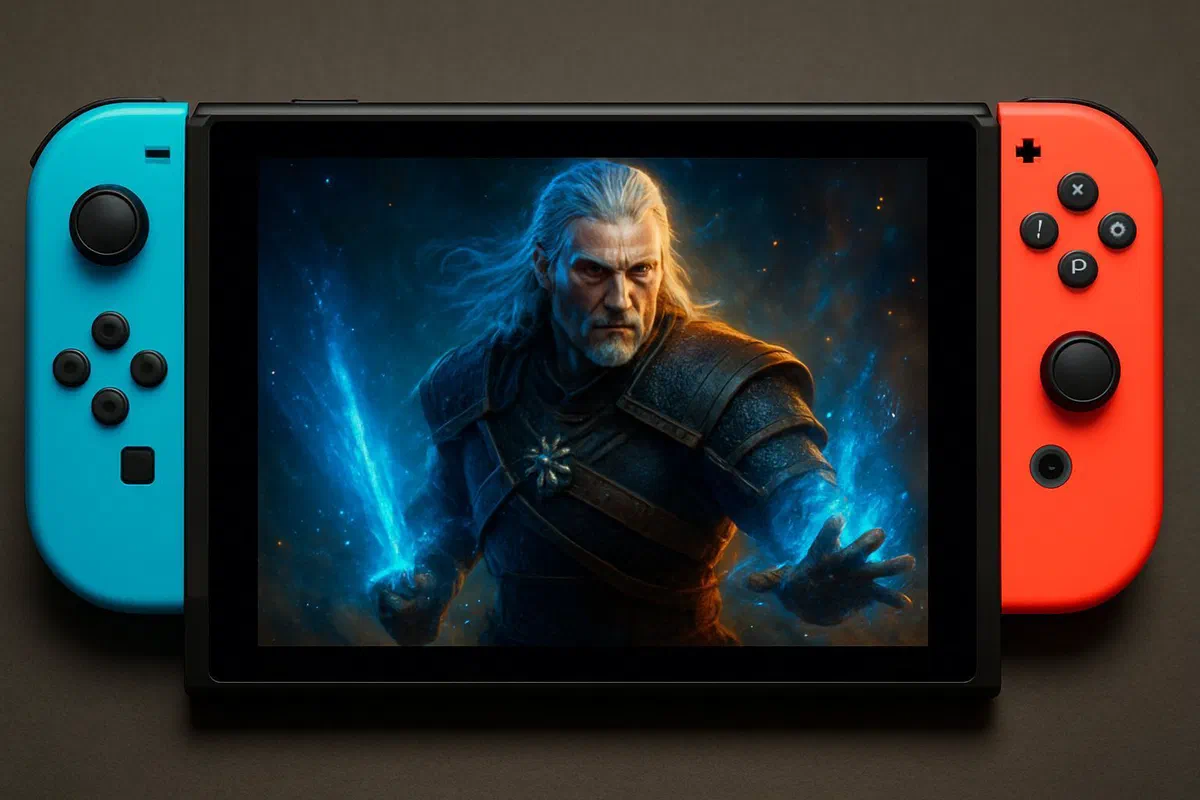 Le Witcher 3 sur l'interrupteur: fabrication portable