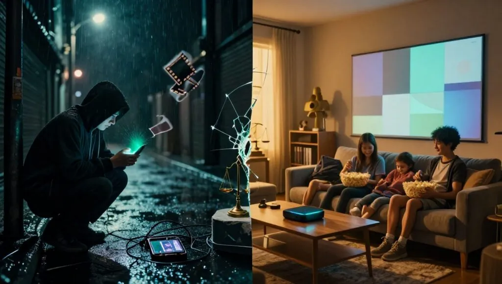 Film on Telegram: riscos legais e alternativas