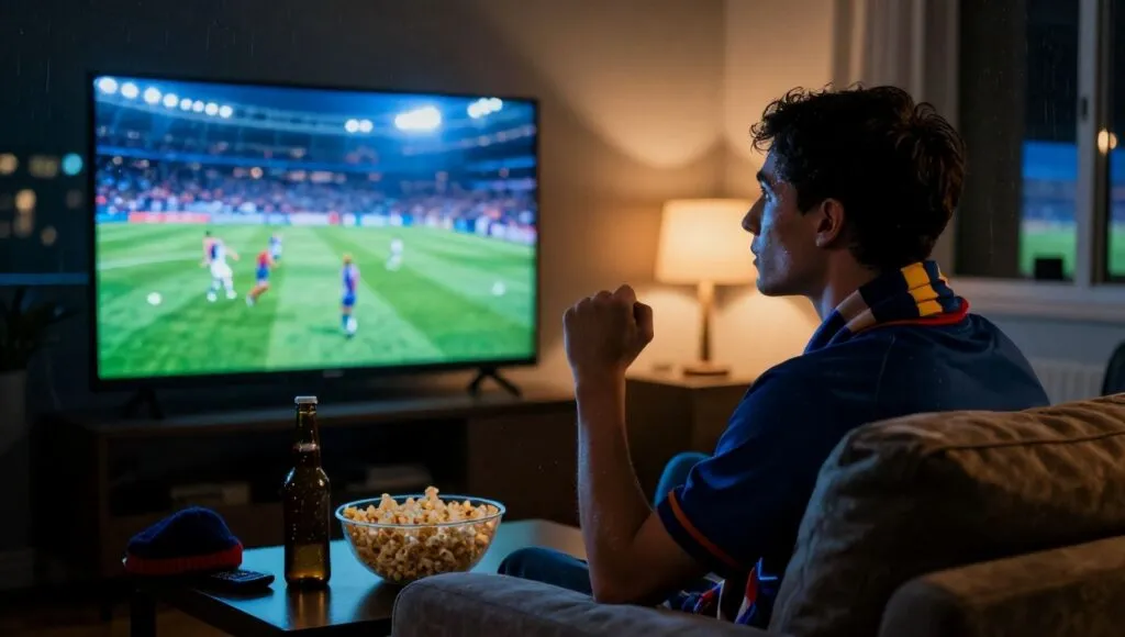 Assista individuais jogos de futebol no céu