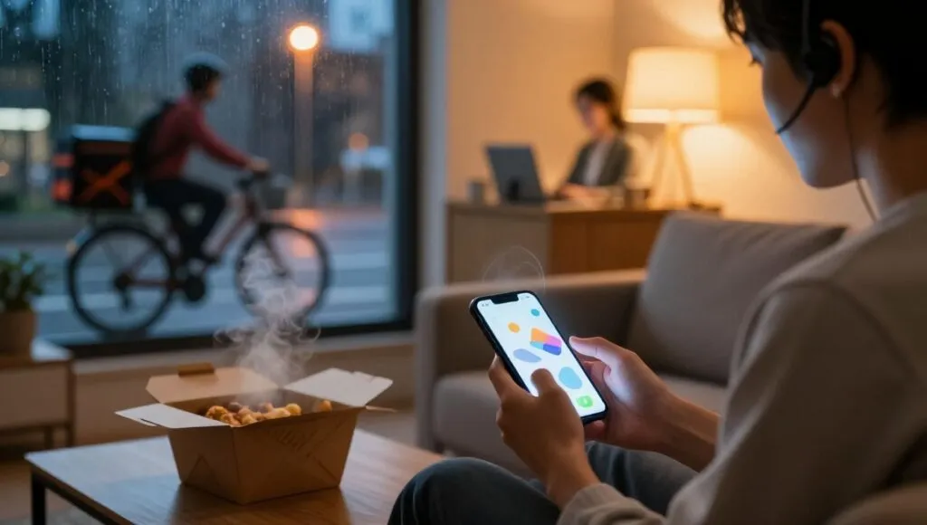 Como contatar plataformas de entrega de alimentos