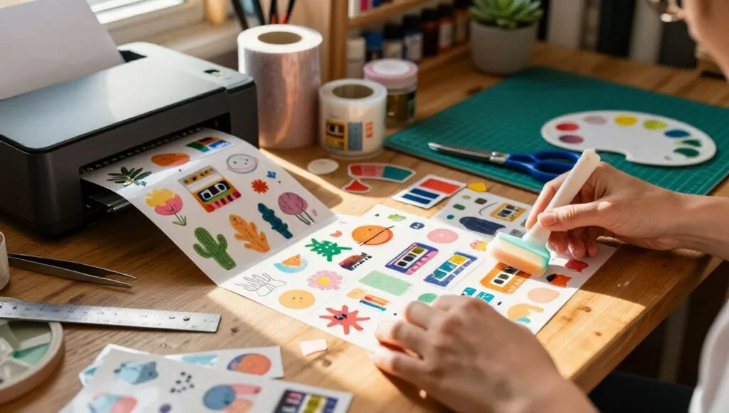 Imprimir adesivos personalizados: Guia completo