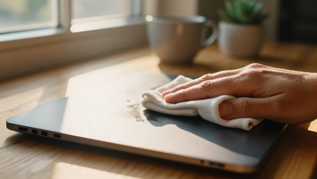 Tela do laptop de limpeza: Guia fácil e seguro