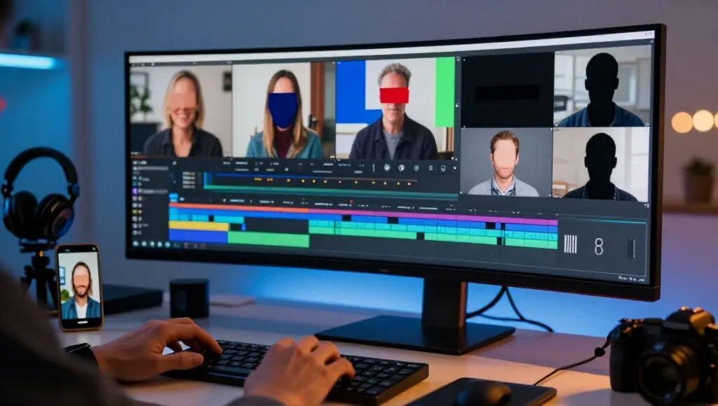 Censura de rostos em vídeos: Guia completo
