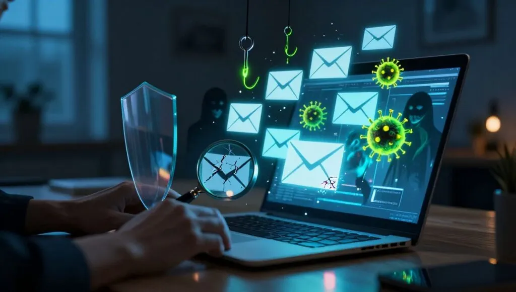 S&eacute;curit&eacute; par courriel : reconna&icirc;tre le virus, l'hame&ccedil;onnage et le Truffe