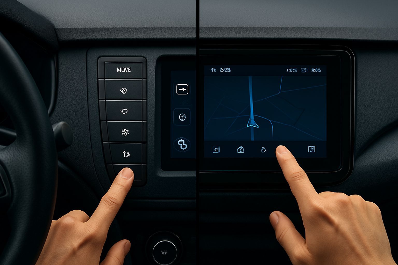 Comandi Fisici o Touchscreen? Sicurezza e Ergonomia Nei Veicoli
