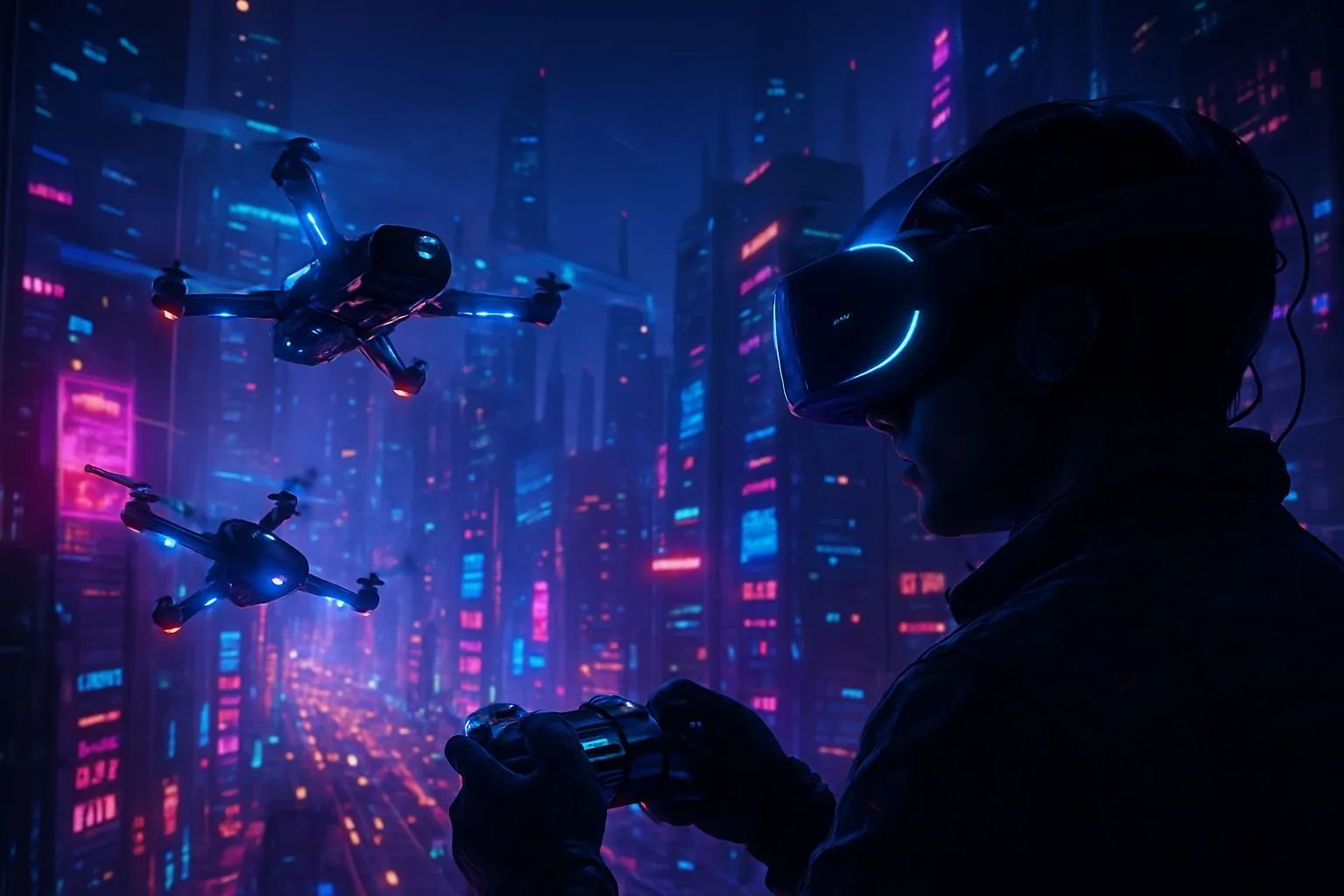 Drones FPV et VR/AR : l'évolution du contrôle de plongée, des rêves et de la réalité