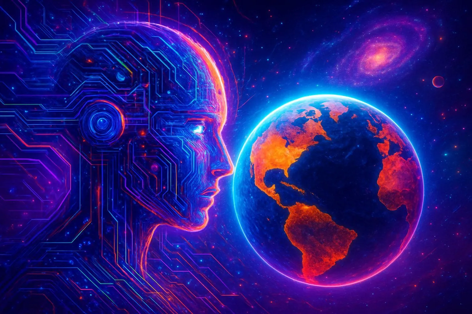 Technologie 2025: L'IA, l'espace et la soci&eacute;t&eacute; en transformation profonde